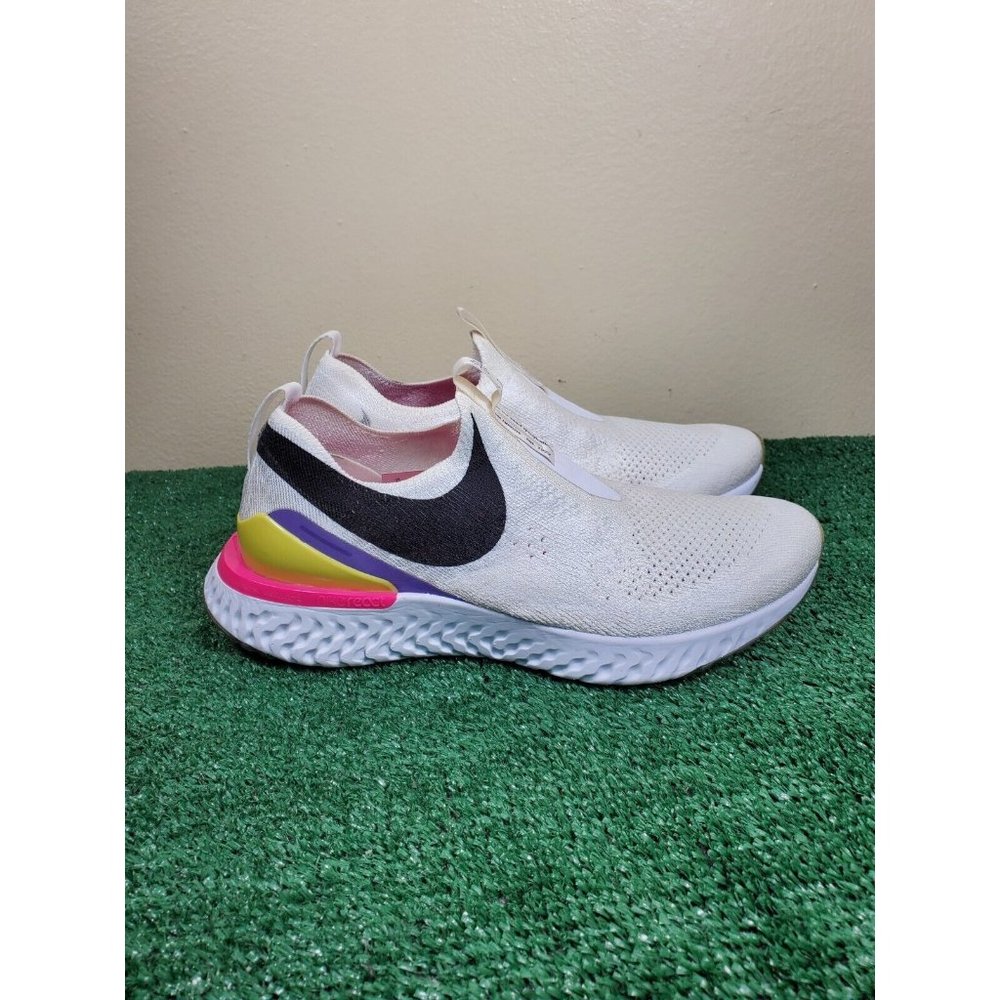 Nike Womens Ephic Phantom React Fuchsia CI1290-100 Running Shoes White Size 9